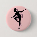 Recherche de silhouette de danse badges Ballet