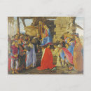 Recherche de peinture italienne cartes postales Sandro botticelli