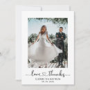Recherche de love and thanks mariage remerciements cartes Script