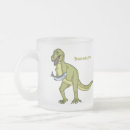 Recherche de dinosaure drôle tasses Dessin