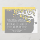 Recherche de jaune gris mariage invitations Rustique