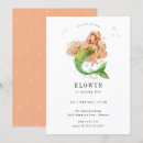 Recherche de sirène mignonne invitations Unique