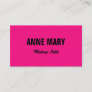 Recherche de coloré cartes visite Maquillage