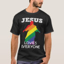 Recherche de jesus christ hommes tshirts Arc en ciel