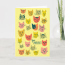Recherche de chatons vœux cartes Doux