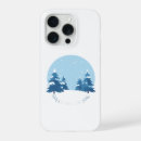 Recherche de paysage de neige iphone coques Arbres enneigés