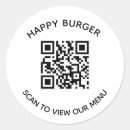 Zoek naar restaurant etiketten Qr code