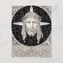 Recherche de visage du christ cartes postales Christianisme