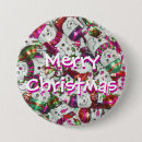 Recherche de noël rose badges Drôle