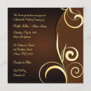 Recherche de acajou invitations Marron