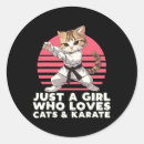 Recherche de fille karaté autocollants Ceinture noire