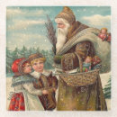 Recherche de saint nicolas dessous de verres Vintage