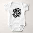 Recherche de super papa bébé vêtements Typographie
