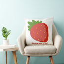 Recherche de fraise coussins Été