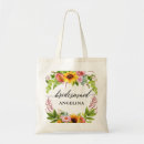 Zoek naar zonnebloemen tassen Bridesmaid