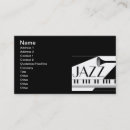 Recherche de musique de jazz cartes visite Noir