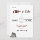 Recherche de café invitations Gâteau