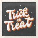 Zoek naar trucs onderzetters Trick or treat