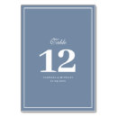 Zoek naar blauw tafelkaarten Trouwtafel nummers