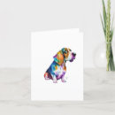 Recherche de basset hound vœux cartes Aquarelle