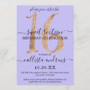 Recherche de lilac 16ans anniversaire invitations Élégante fille