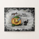 Recherche de halloween puzzles Chat noir