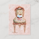 Recherche de écriture vintage cartes visite Rose