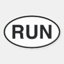 Recherche de coureuse autocollants Exécuter