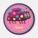 Recherche de coccinelle rose magnets Girly