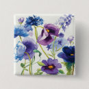Recherche de pourpre et bleu badges Belles fleurs