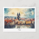 Recherche de république tchèque de prague cartes postales Bohème