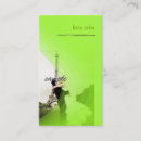 Recherche de vert fluorescent cartes visite Professionnel