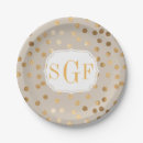 Recherche de beige assiettes en papier Fête