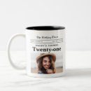 Recherche de anniversaire de 21 ans tasses Élégant