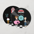 Recherche de sock hop invitations Les années 50