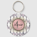 Recherche de diamant rose porteclés Monogramme