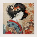 Recherche de geisha puzzles Kimono