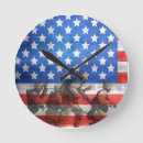 Recherche de drapeau américain horloges Coloré