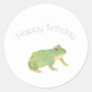 Zoek naar leuke kikker stickers Groen
