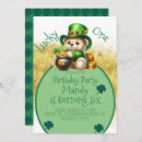 Recherche de jour de la saint patrick invitations Shamrock