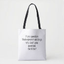 Recherche de défi sacs Shakespeare
