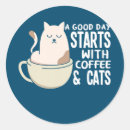 Zoek naar grappige van koffie stickers Gelukkig laatste schooldag