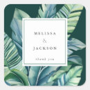 Recherche de feuille tropical autocollants Moderne