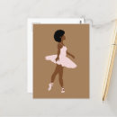 Recherche de ballerine cartes postales Rose