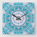 Recherche de murale de mandala horloges Fleur
