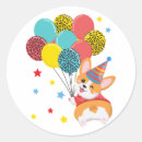 Recherche de anniversaire de corgi autocollants Mignon
