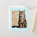 Recherche de drôle de citation cartes postales Amoureux des chats