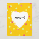 Recherche de coeur coloré cartes postales Girlfriend