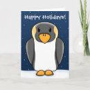 Recherche de pingouin kawaii vœux cartes Oiseau