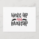 Recherche de maquillage cartes postales Maquilleur